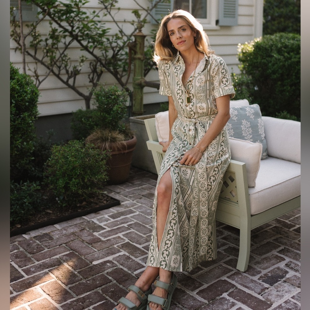 PARTERRE Banks Dress in Allegra Bermuda